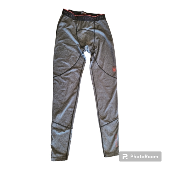 Spyder Other - NWOT Spyder Active ProWeb Base Layer Grey Compression Pants